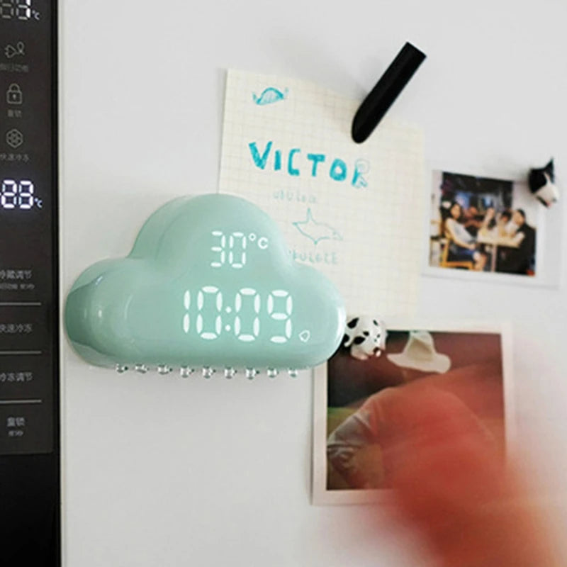 Cloud Magnetic LED Alarm Clock