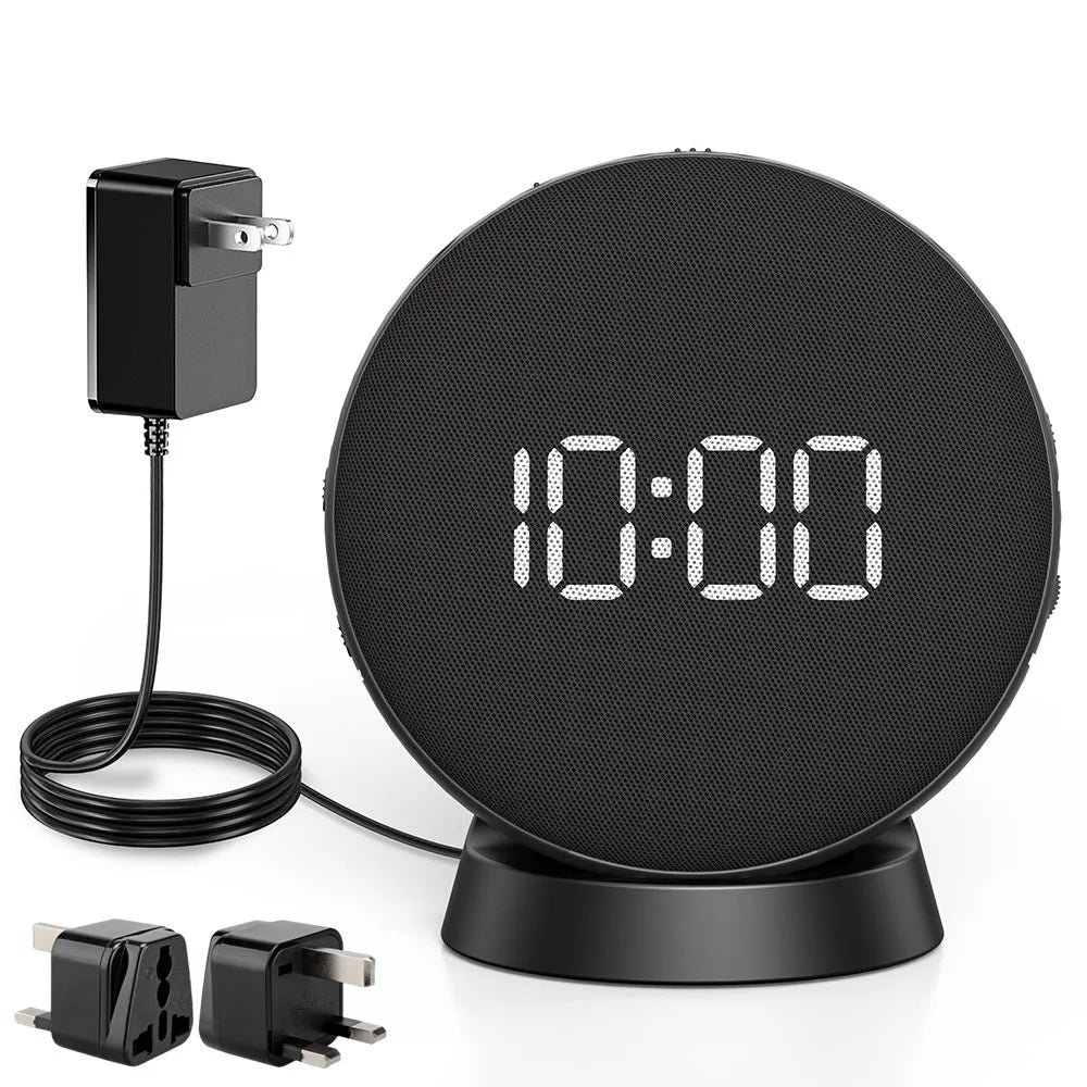 Magnetic Charging Bedside Alarm Clock