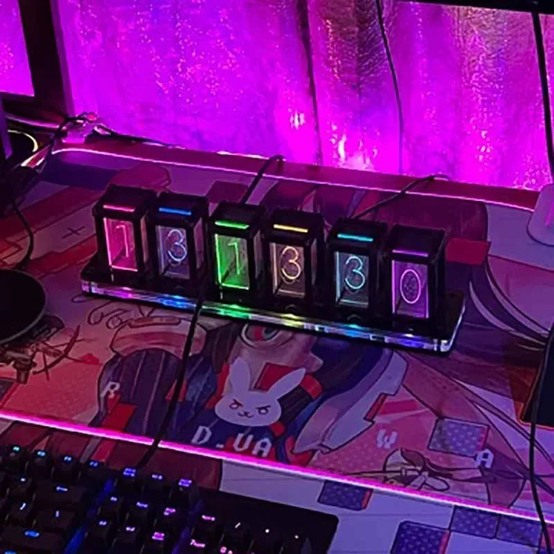 RGB Tube Digital Desk Clock