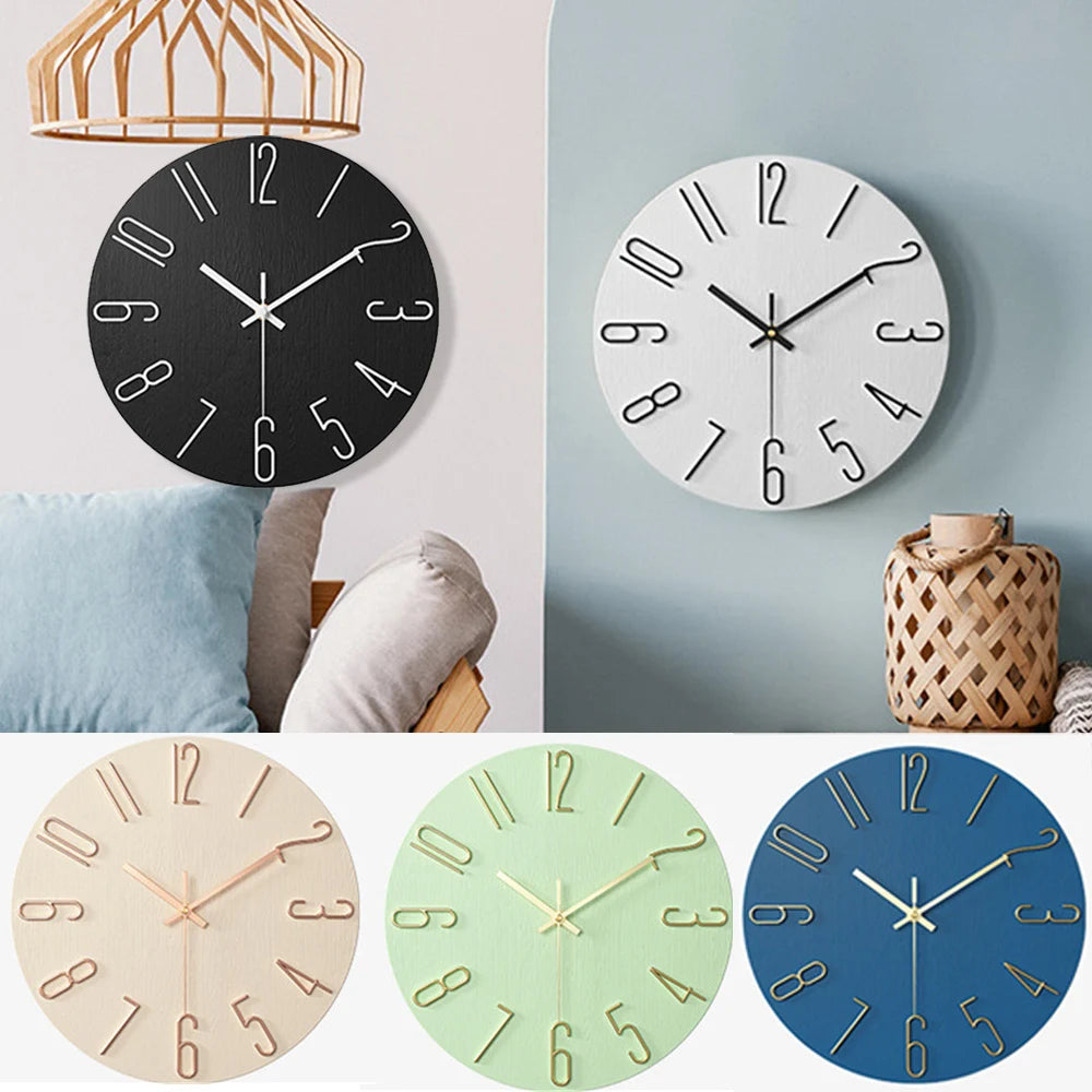 Minimal Round Analog Wall Clock
