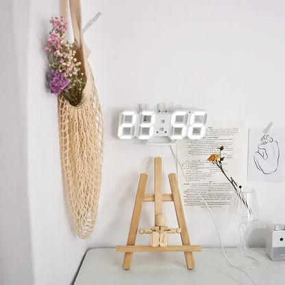 3D LED Desk and Wall Clock
