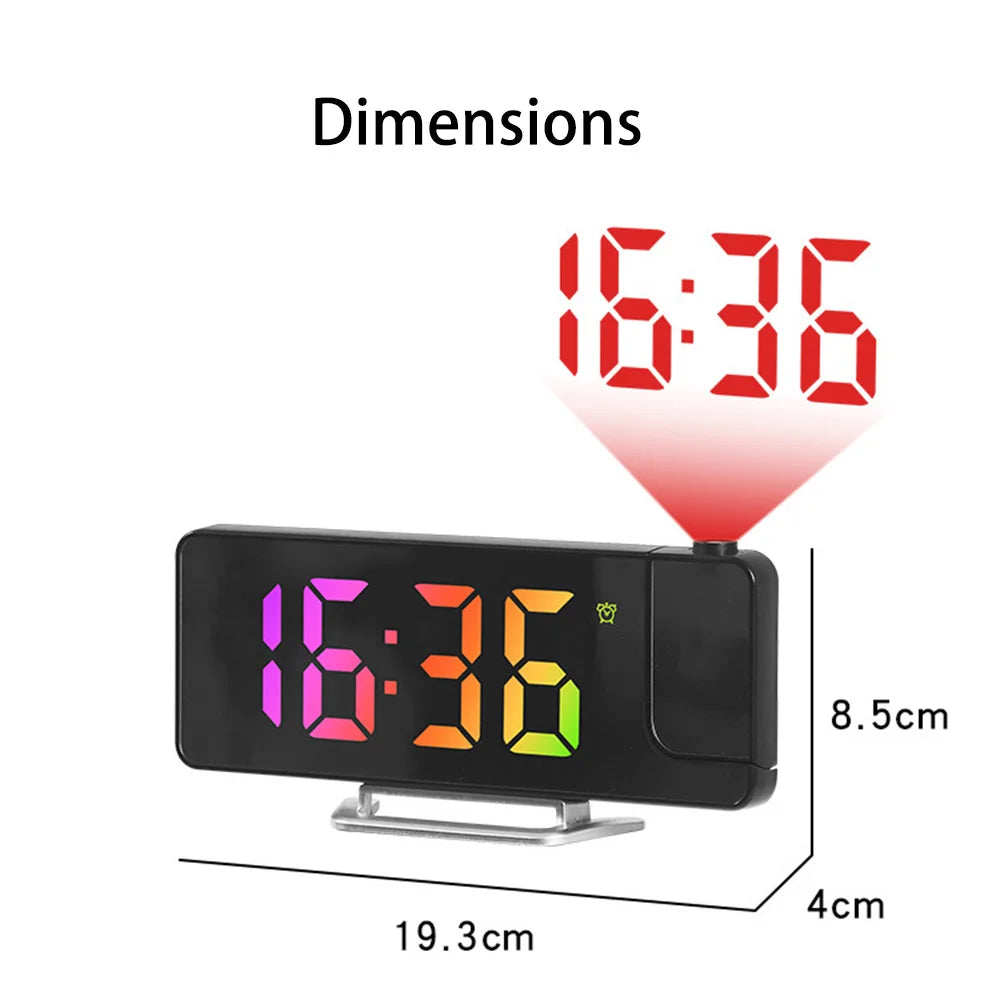 Minimal LED Projection Clock - Color LED