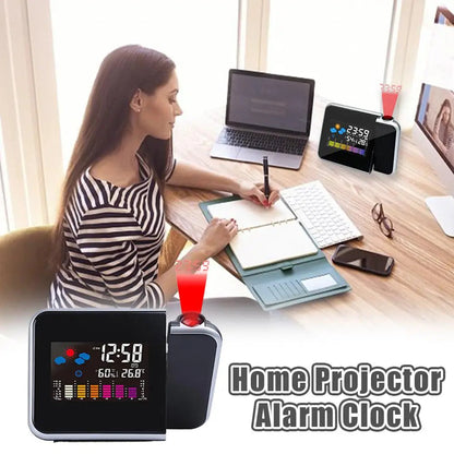 Square Weather Projection Clock