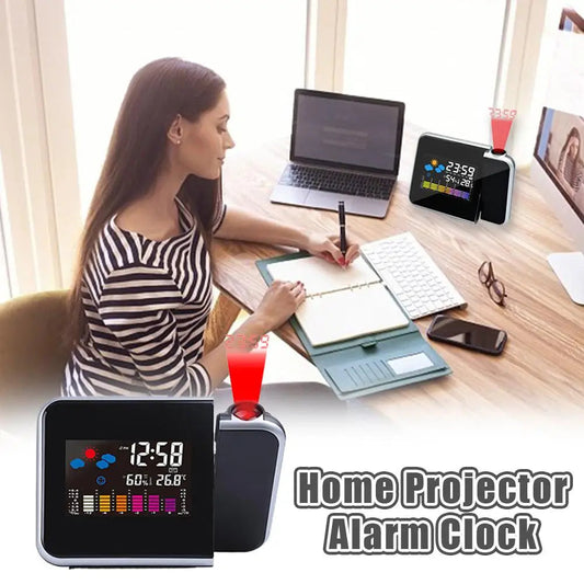 Square Weather Projection Clock