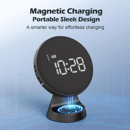 Magnetic Charging Bedside Alarm Clock