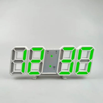 3D Hollow LED Digital Clock