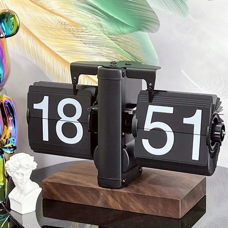 Retro Flip Table Clock
