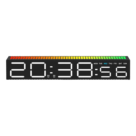 Wide LED Desktop Clock