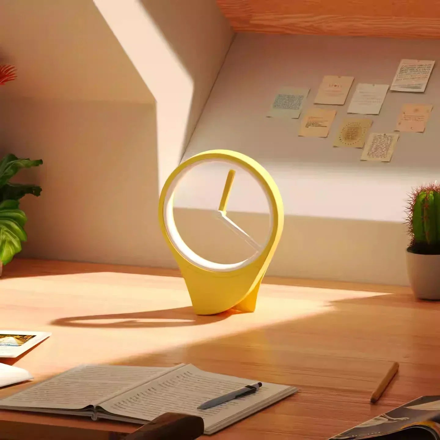 Minimal Ring Table Clock - Dual Color