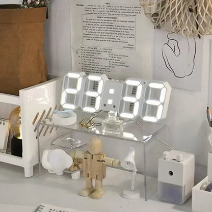 3D LED Desk and Wall Clock