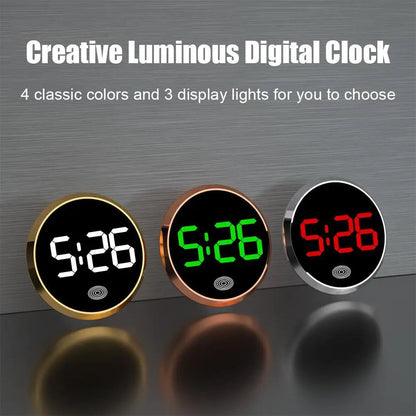 Round Touch LED Clock
