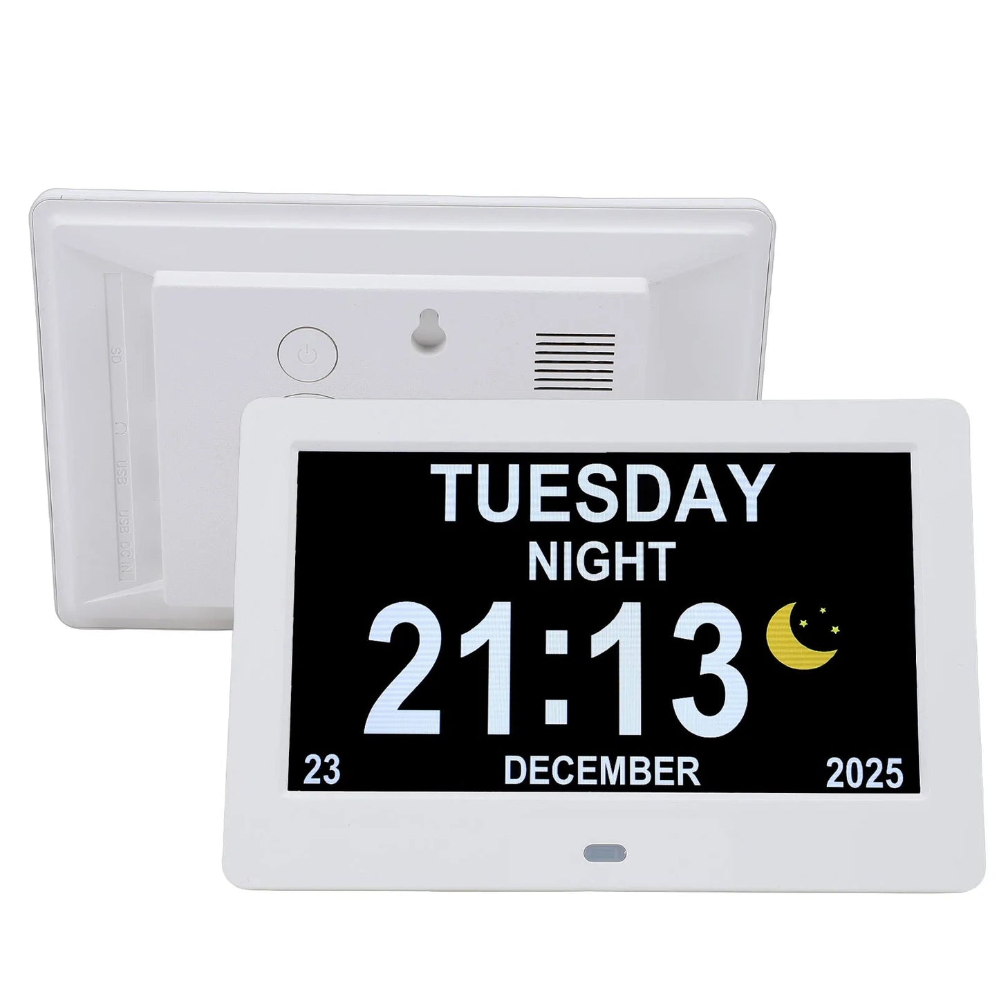 Large Digital Calendar Day Clock