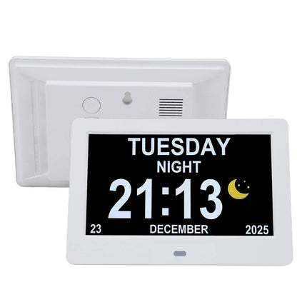 Large Digital Calendar Day Clock