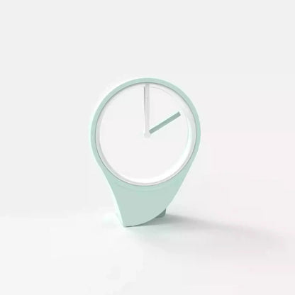 Minimal Ring Table Clock - Warm Accent