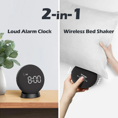 Magnetic Charging Bedside Alarm Clock