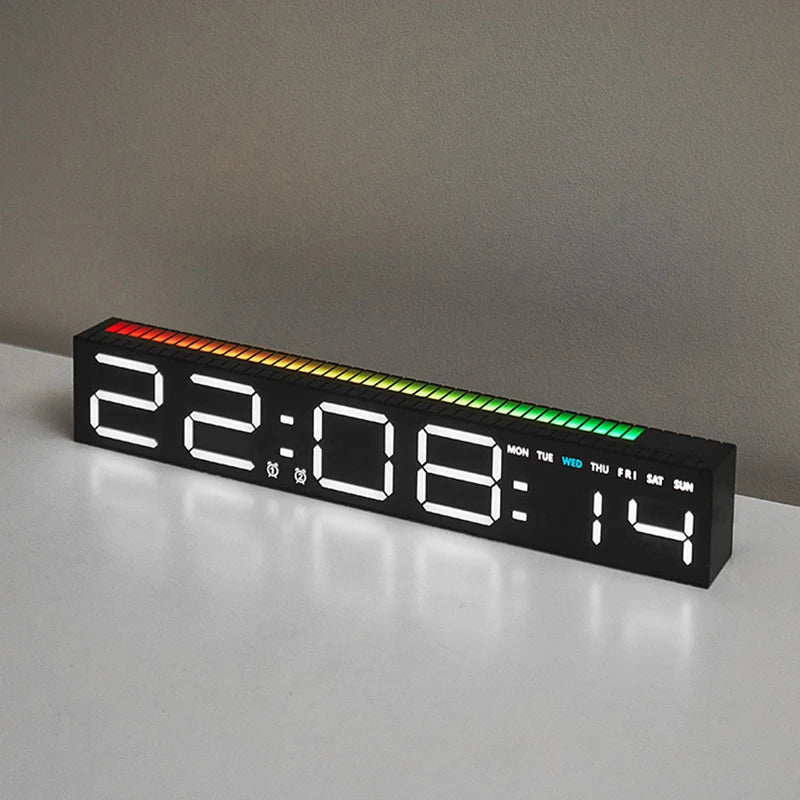 Wide LED Desktop Clock