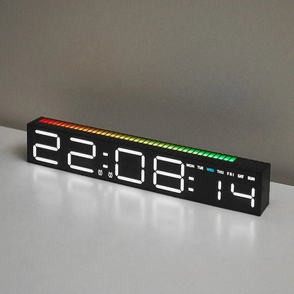 Wide LED Desktop Clock