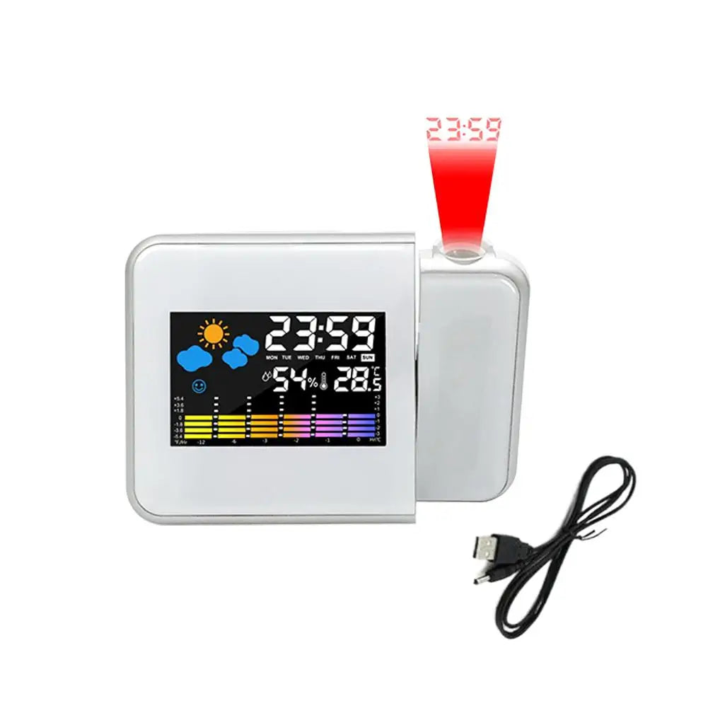 Square Weather Projection Clock