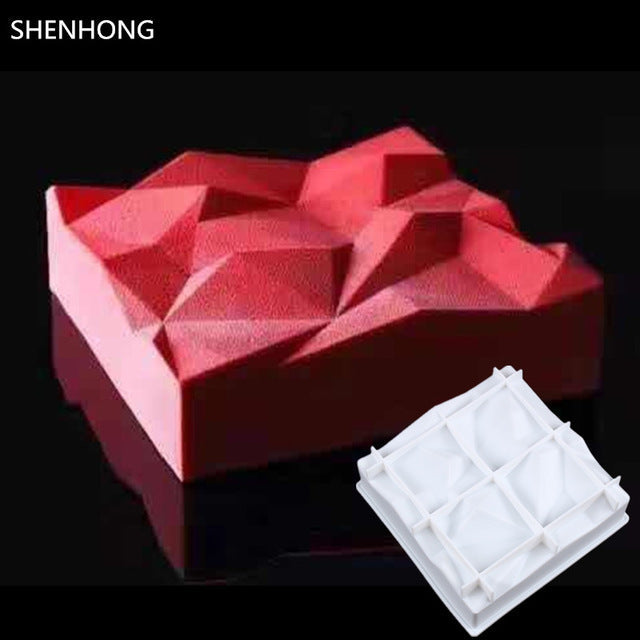 Silicone Cake Round Shape Baking Cake Mold For Pudding Mousse Chocolates Decorating Moulds Bakeware Tool Pan