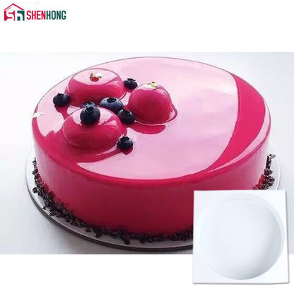 Silicone Cake Round Shape Baking Cake Mold For Pudding Mousse Chocolates Decorating Moulds Bakeware Tool Pan