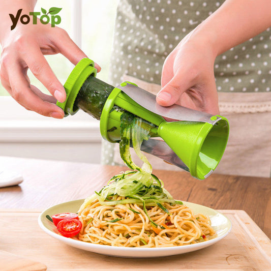 Vegetable Fruit Spiral Slicer Spirelli Graters Carrots Spiralizer Julienne Cutter Peeler Zucchini Noodle Spaghetti Maker