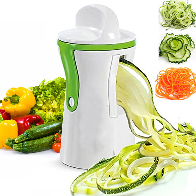 Vegetable Spiralizer Handheld Spiral Cutter Graters Carrot Cucumis Sativus Slicer Spaghetti Pasta Kitchen Cooking Tools K0460