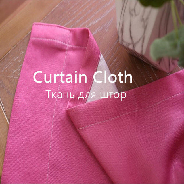 New Arrival Rose Red Gradient Thermal Insulation Cloth Curtains For Living Room Modern Tulle For Bedroom Windows Panels M185-30