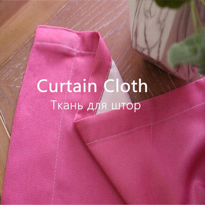 New Arrival Rose Red Gradient Thermal Insulation Cloth Curtains For Living Room Modern Tulle For Bedroom Windows Panels M185-30