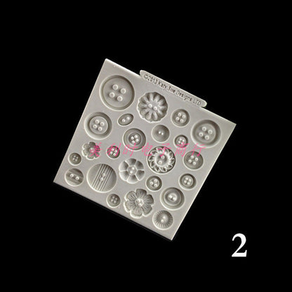 12-Piece Silicone Cake Decorating Mold Set