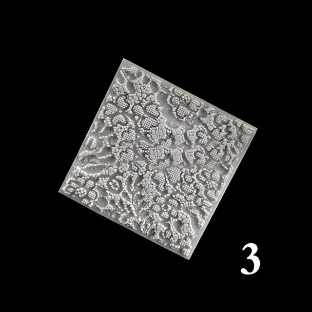 12-Piece Silicone Cake Decorating Mold Set