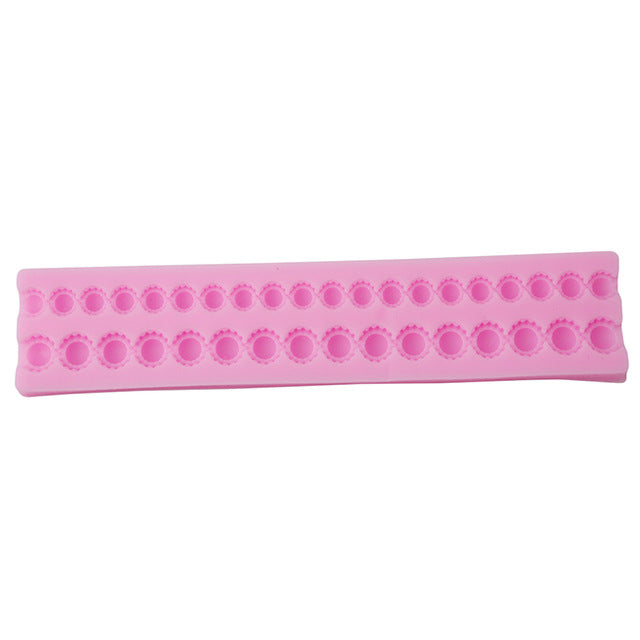 Fondant Silicone Mold Dry Pace Cake Mold Pearl Flower Pattern Silicon Mould For Fondant Cake Decorating Tools Silicone Lace Mat