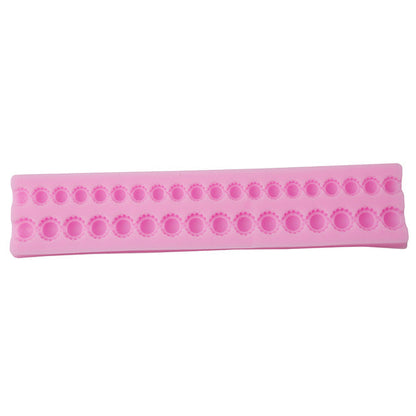 Fondant Silicone Mold Dry Pace Cake Mold Pearl Flower Pattern Silicon Mould For Fondant Cake Decorating Tools Silicone Lace Mat