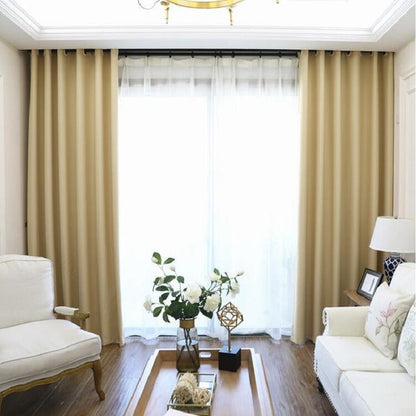 Blackout Curtains for the Bedroom Solid Colors Curtains for the Living Room Window Greey Gold Curtains Blinds Customized S285&30