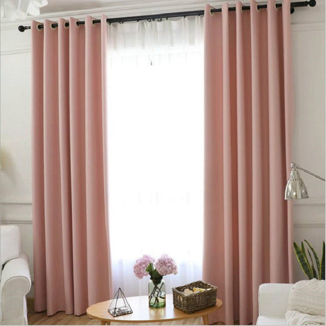 Blackout Curtains for the Bedroom Solid Colors Curtains for the Living Room Window Greey Gold Curtains Blinds Customized S285&30