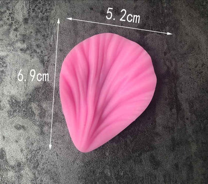 Large flower petals and leaves shape leaf texture model sugar liquid silicone baking mold embossing mold