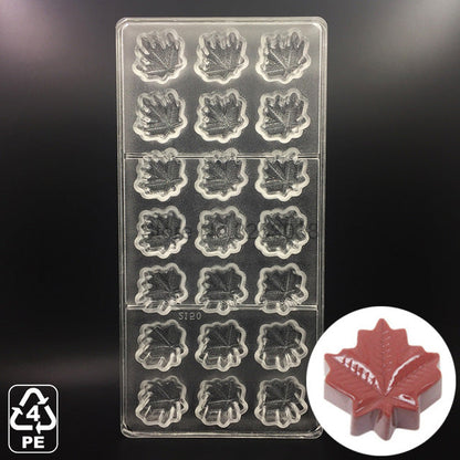 3D Plastic Polycarbonate Chocolate Moulds Shaped for Candy Soap Lollipops Making Baking Pastry Tools Form Bakeware Set Tray Mold