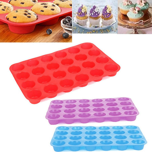 24-Cup Mini Silicone Baking Mold
